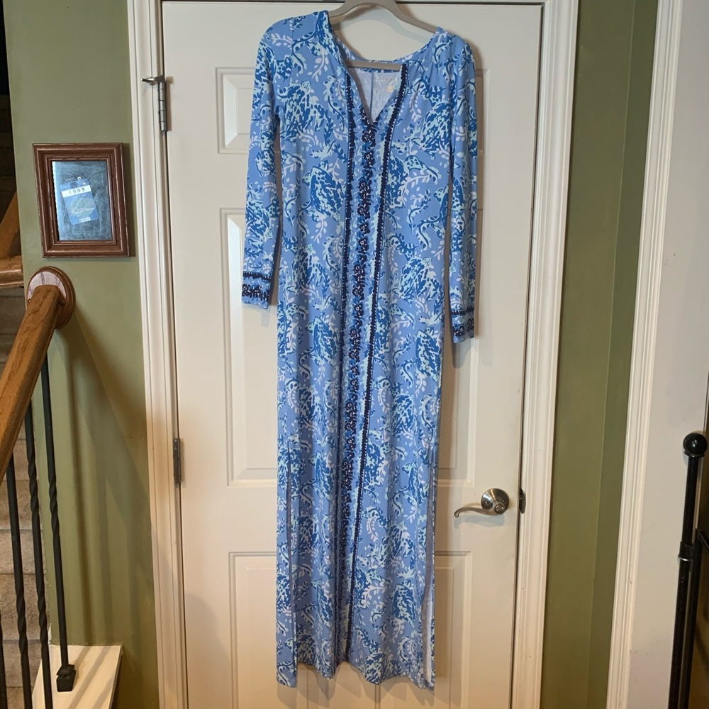 Lilly Pulitzer long sleeve Maxi Dress